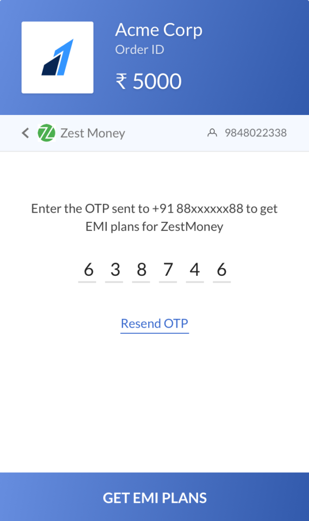 cardless emi razorpay