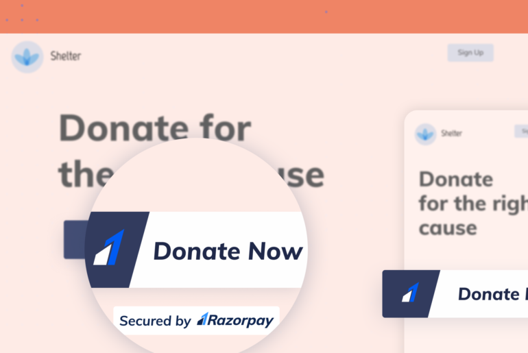 types of razorpay payment button