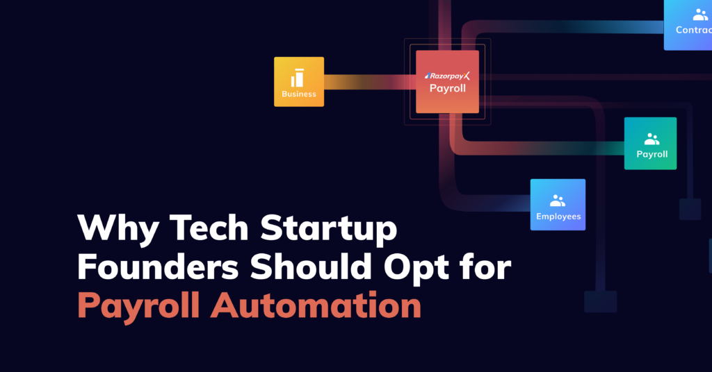 Tech startup founders payroll