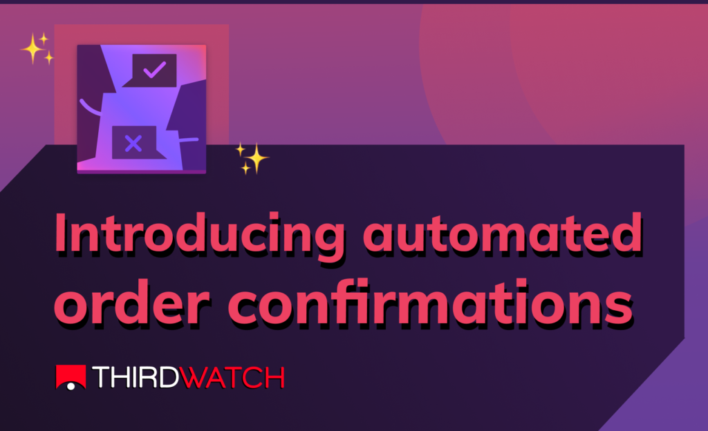 order confirmations ecommerce