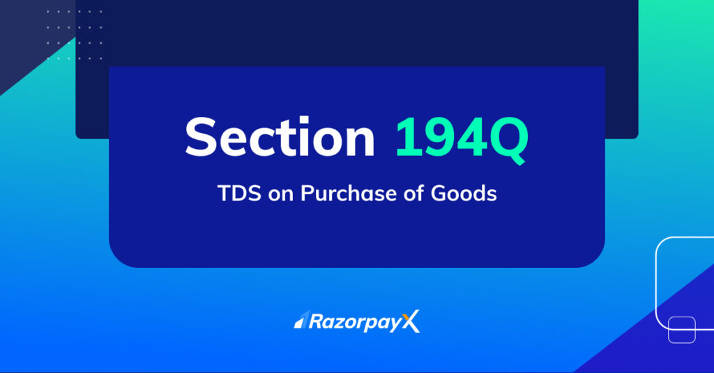 TDS on purchase of goods