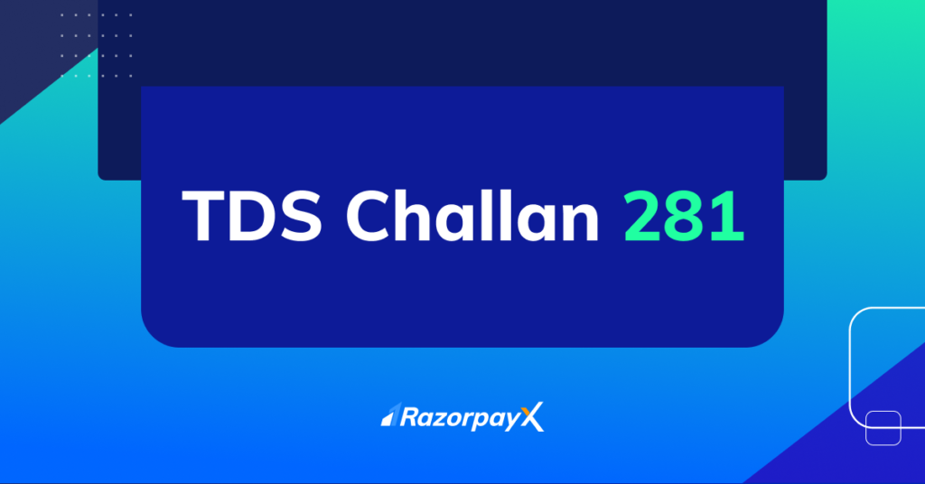 TDS Challan 281