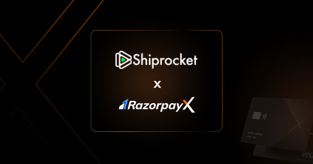 Shiprocket + RazorpayX Corporate Cards