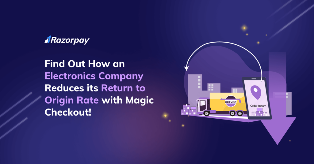 electronics company reduces its return to origin rate