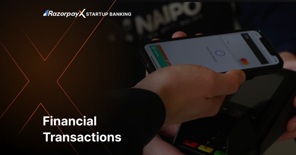 financial transaction