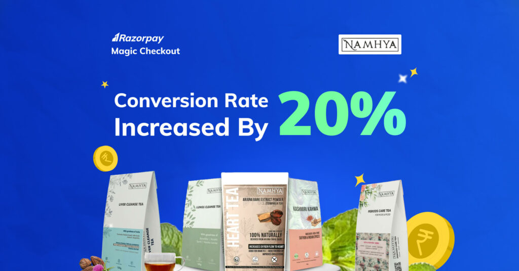 Namhya Foods Increased Conversion Rate