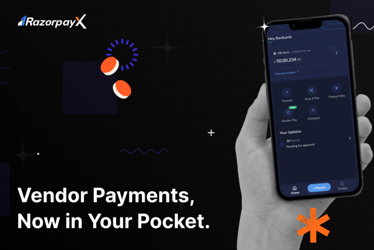 vendor payments on mobile app