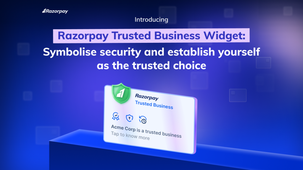 Razorpay Trusted Business Widget