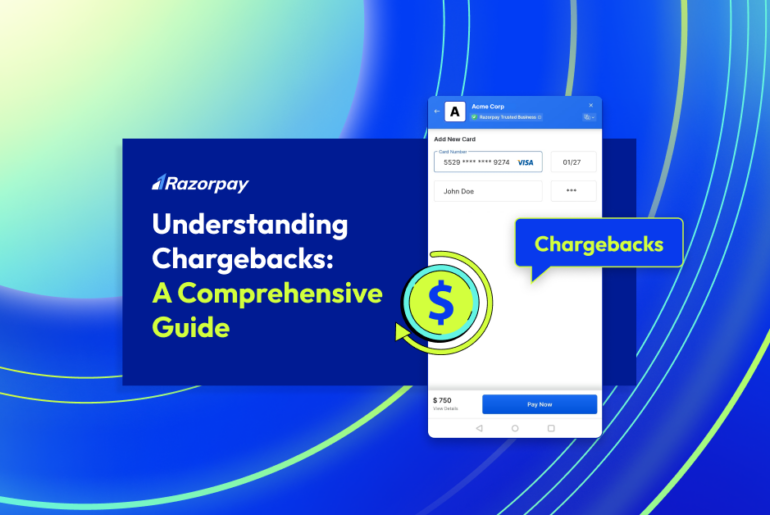 The image reads "Understanding Chargebacks: A Comprehensive Guide"