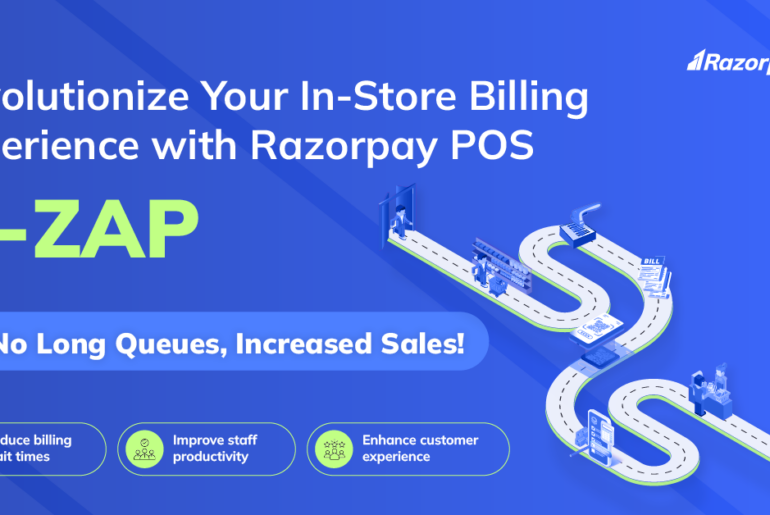 An image depicting queue busting solutions by Razorpay POS