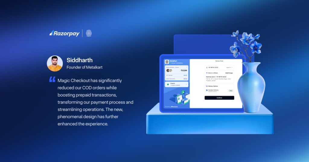 Magic Checkout case study Metalkart