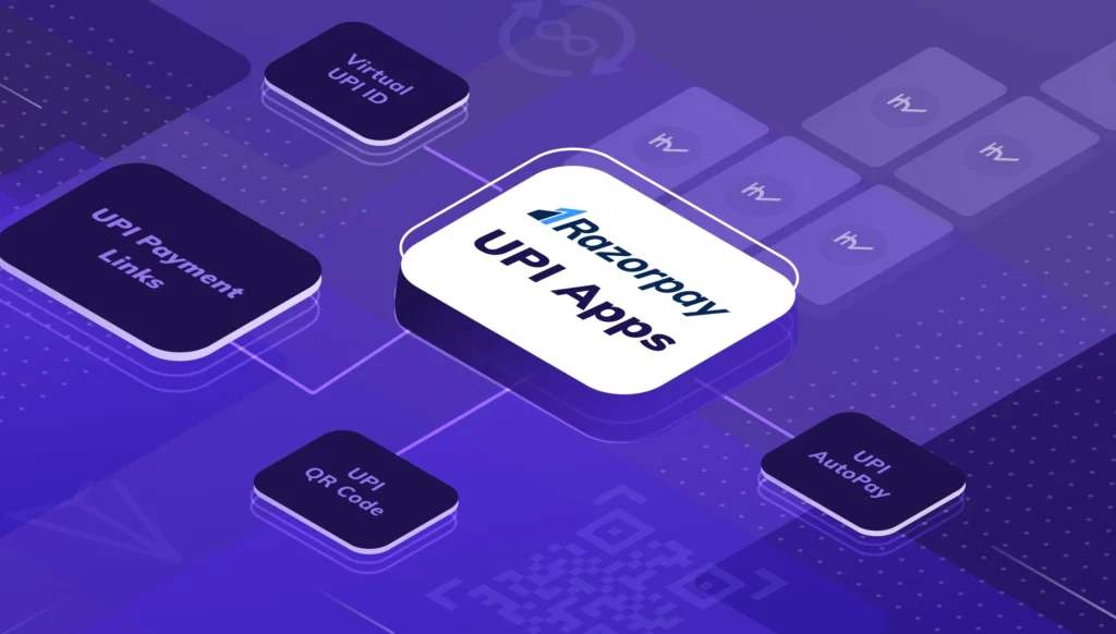 upi qr code razorpay upi apps