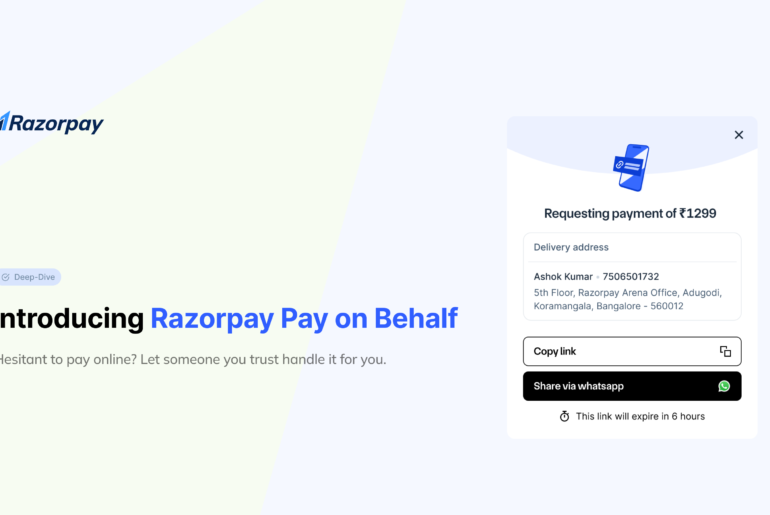 Pay on Behalf by Razorpay