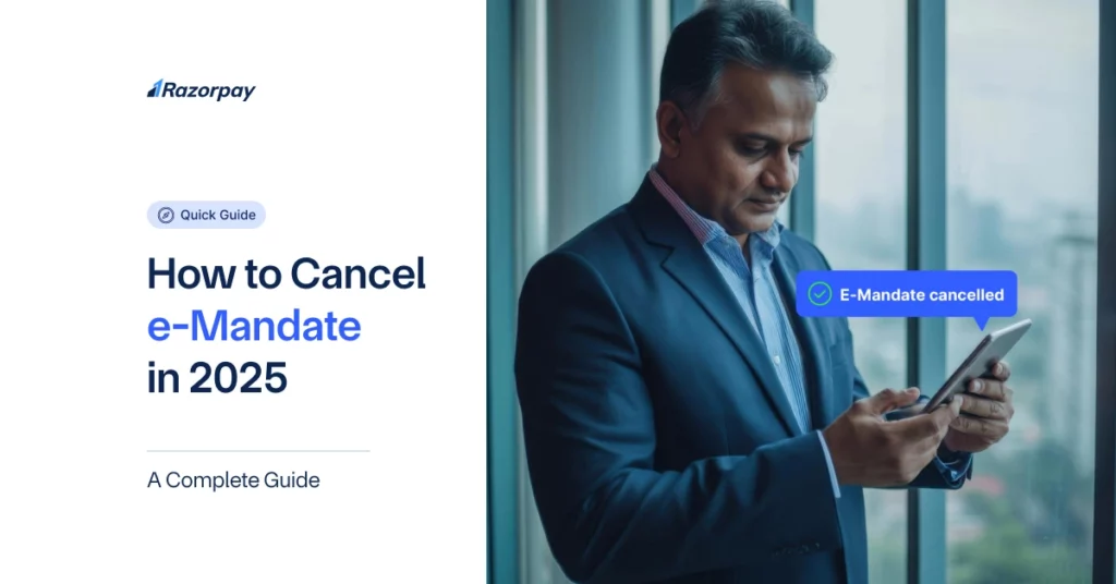 Cancel e-Mandate in 2025