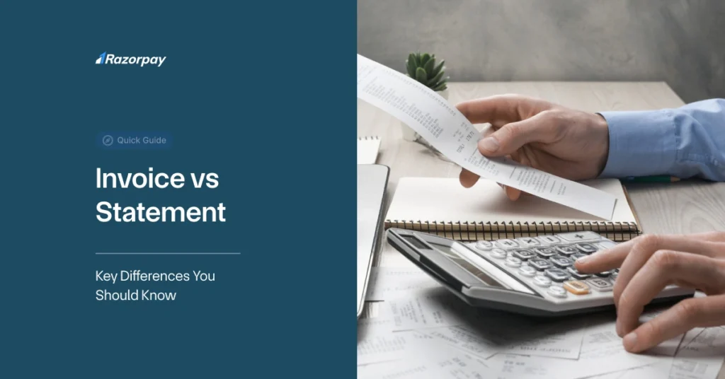 Invoice vs Statement