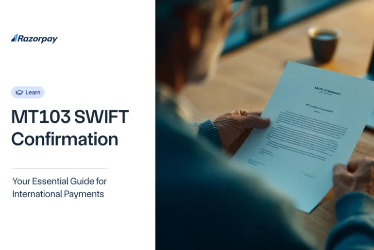 MT103 SWIFT Confirmation