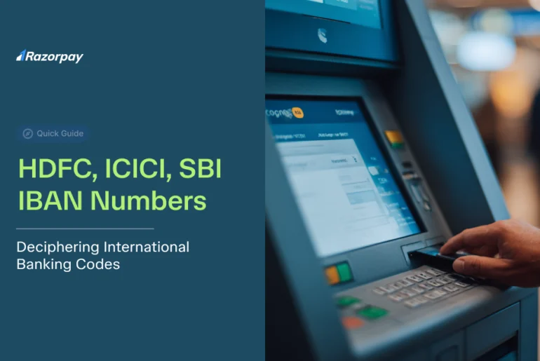 HDFC, ICICI, SBI IBAN Numbers