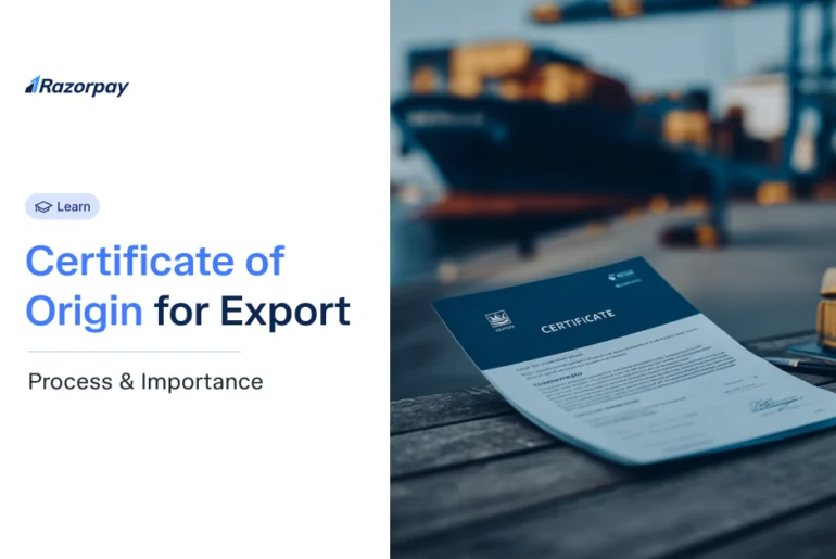 Certificate of Origin for Export