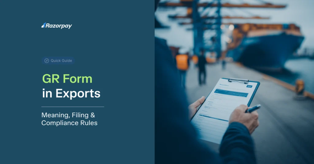 GR Form in Export: Meaning, Procedure & Full Form (2026)