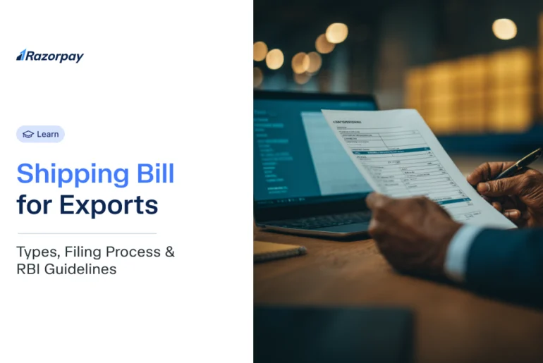 Shipping Bill for Exports