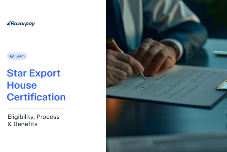 Star Export House Certification