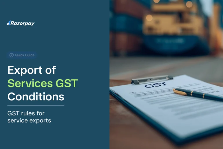 Export of Services GST Conditions