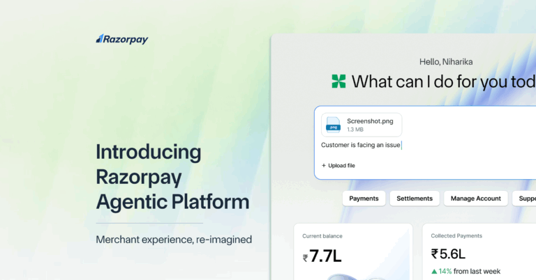 Razorpay Agentic Platform: Reimagining Merchant Payments