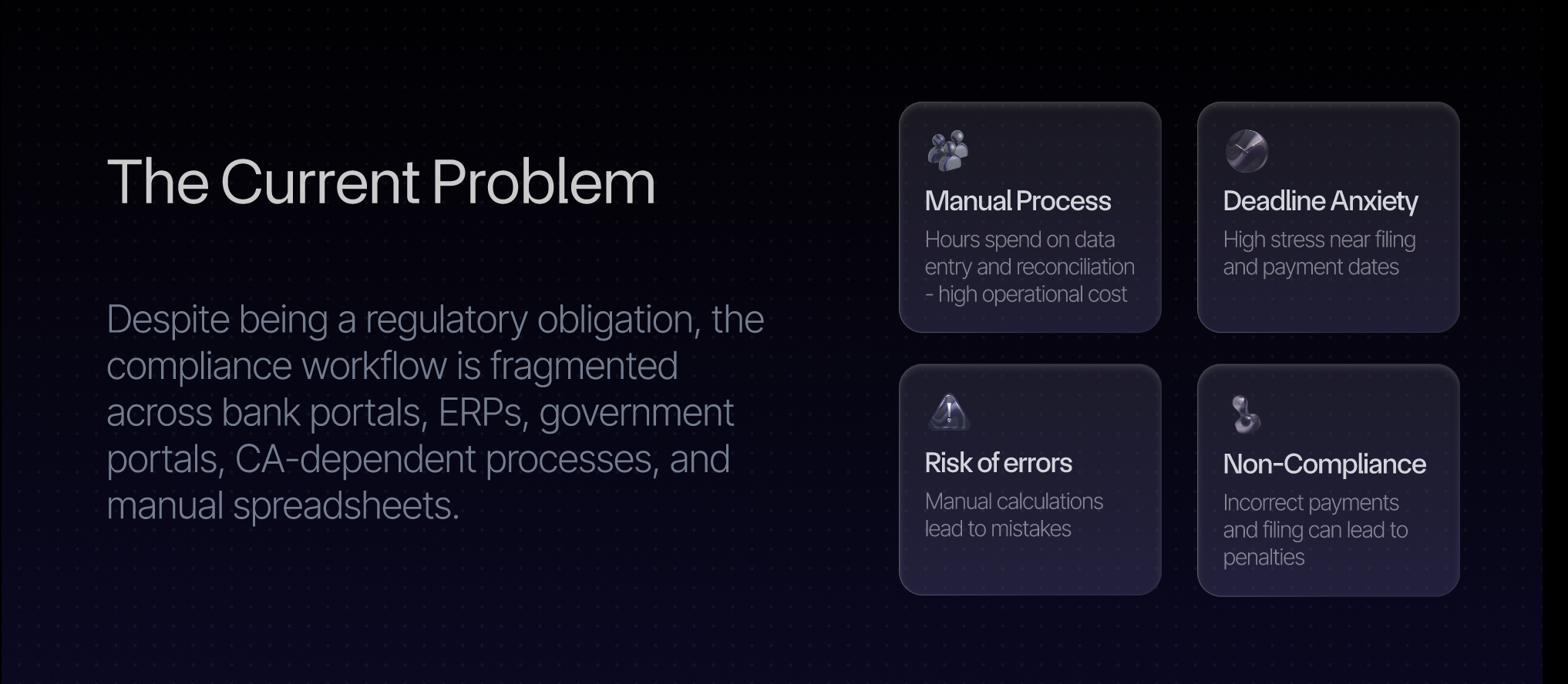 The current problem with manual TDS filing as opposed to automated TDS filing