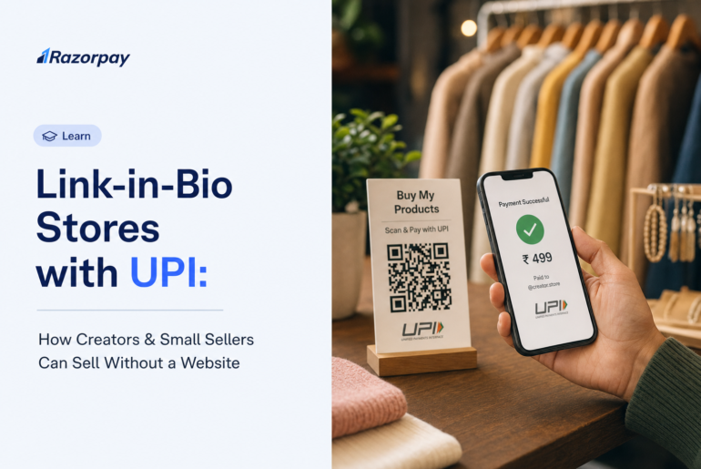 Link-in-Bio Stores with UPI: How Creators & Small Sellers Can Sell Without a Website