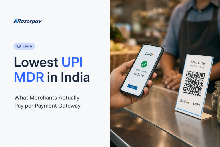 Lowest UPI MDR in India (2026): What Merchants Actually Pay per Payment Gateway