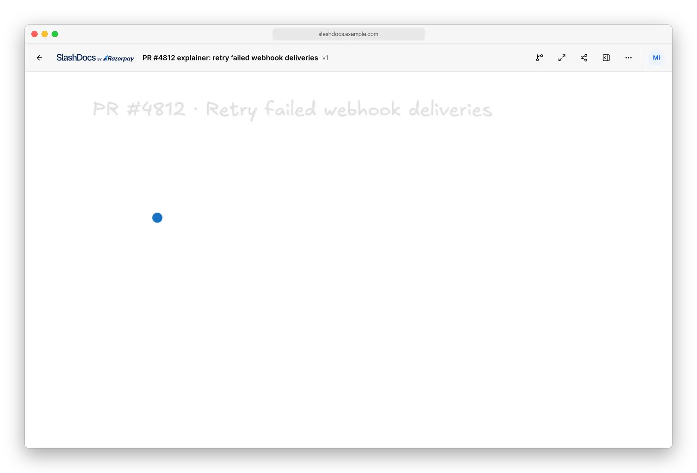 An Excalidraw-style animated PR explainer