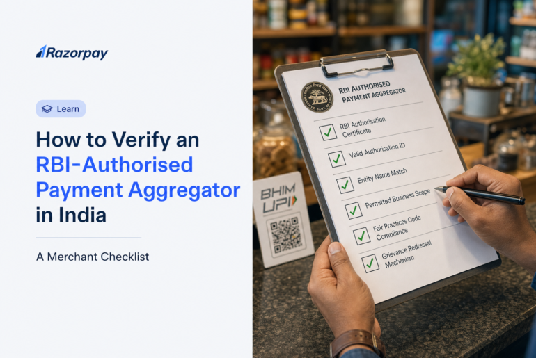 How to Verify an RBI-Authorised Payment Aggregator in India: A Merchant Checklist