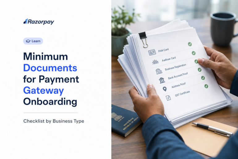 Minimum Documents for Payment Gateway Onboarding