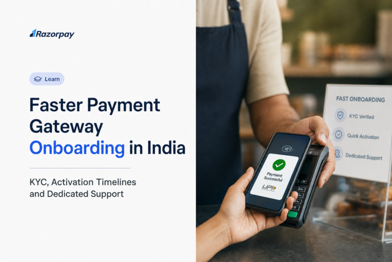 Faster Payment Gateway Onboarding in India